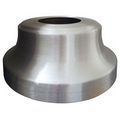 Silver High Profile "Trumpet" Aluminum Flash Collar (2 3/8" Diameter Pole/ 10" Outside Diameter)